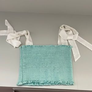 Mint green shop koch top